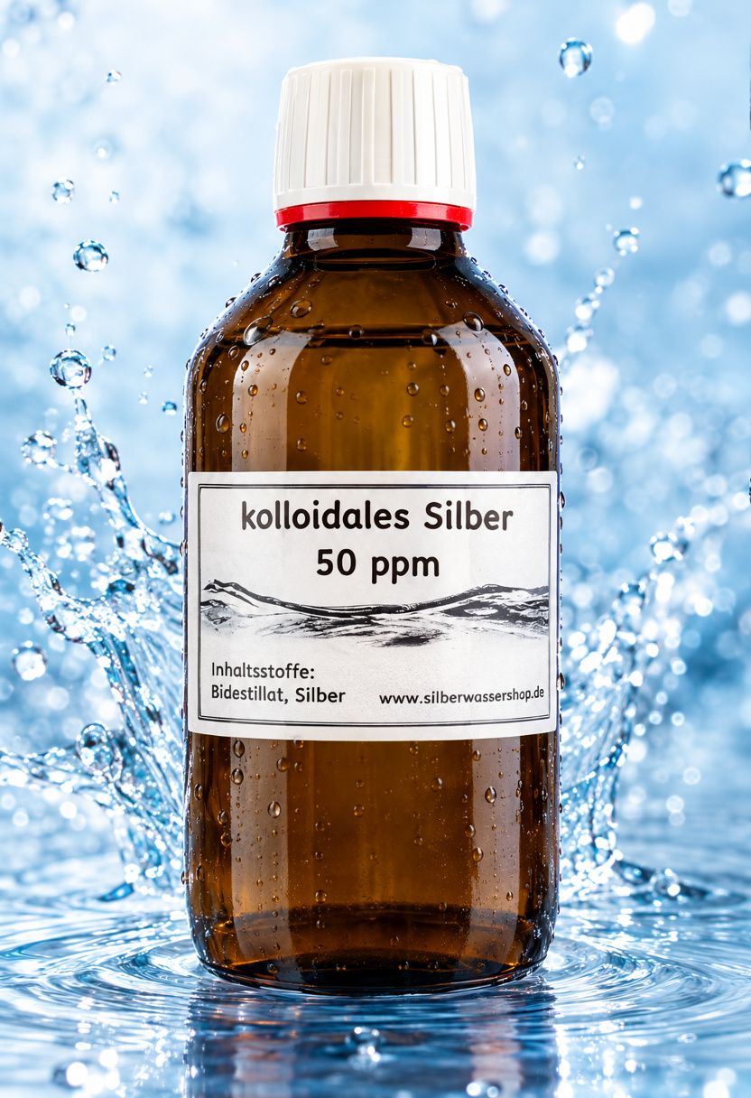 Kolloidales Silber 50 ppm – 250 ml Braunglasflasche